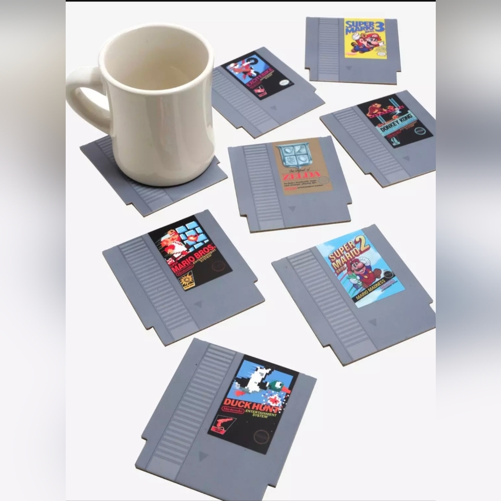 Nintendo Cartridge Coaster Set (8 Pack)